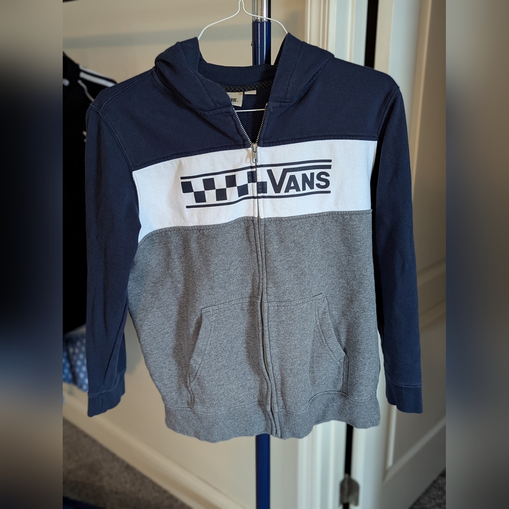Boys Vans zipper hoodie